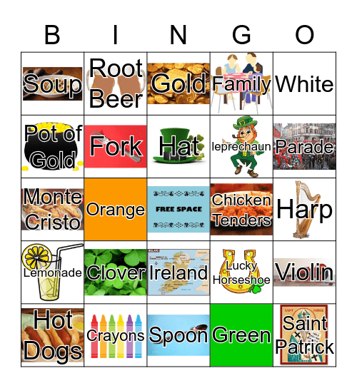 Blarney Blast Bingo Card
