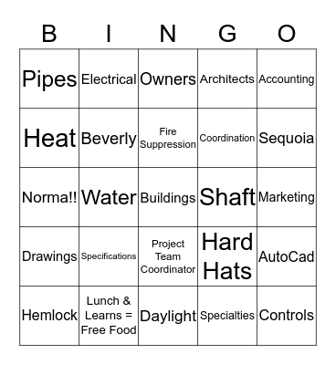 Interface E-Week BINGO Card