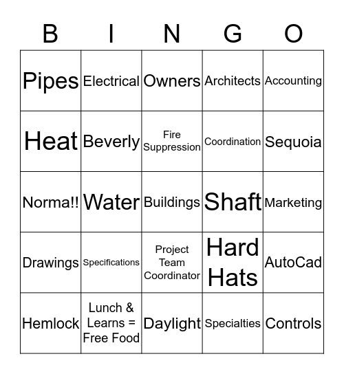 Interface E-Week BINGO Card