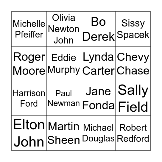 Round 3 Bingo Card