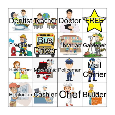 SERVICES Bingo Card