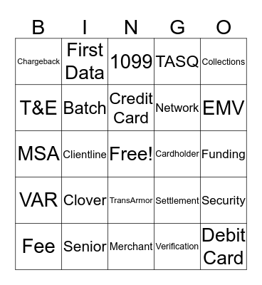 Client Support Specialist Bingo Card