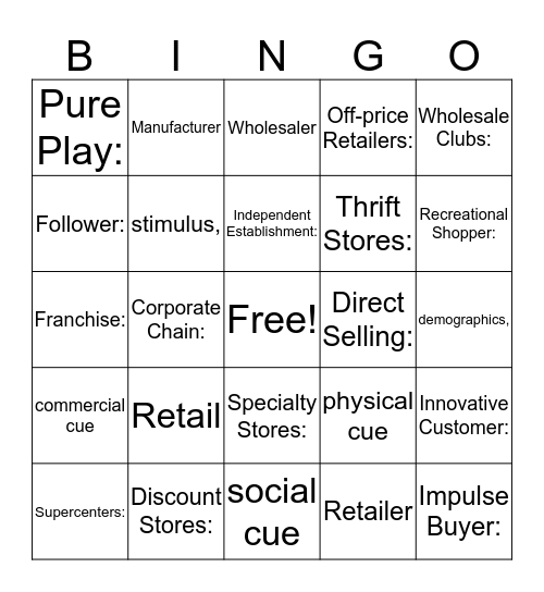 Calvin Labit Bingo Card