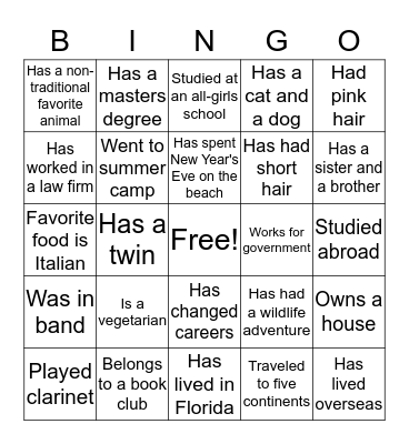 Sharon's Baby Shower Bingo Card