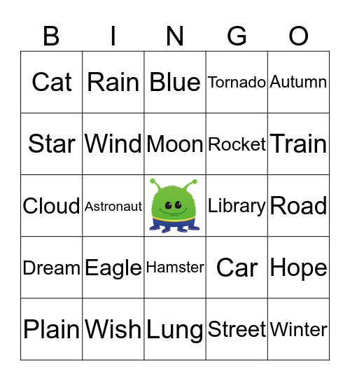 To Infinity and Beyond Bingo Card