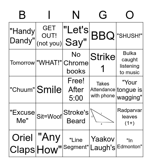 GreenGo Bingo Card