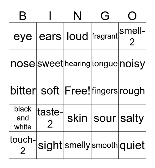 Reading Key basic-1-unit 8 Bingo Card