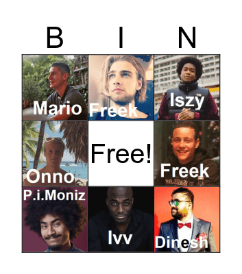 ! Confetti BINGO ! Bingo Card