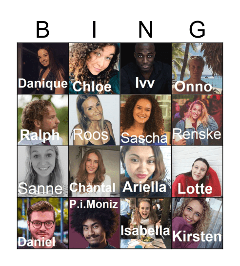 ! Confetti BINGO ! Bingo Card