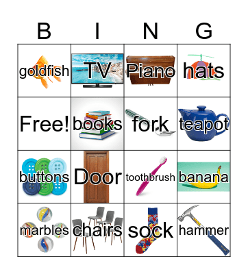 In a People House Bingo Card