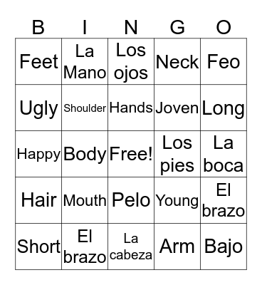 Unit 3 and 2 Bingo Card