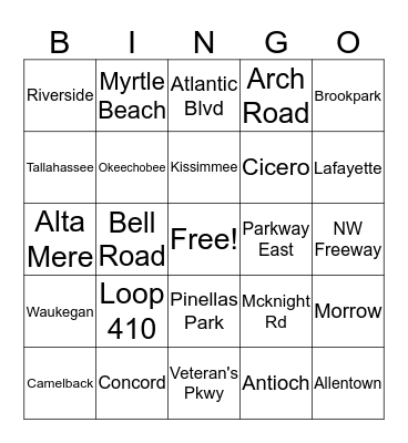 DT Dealership Bingo! Bingo Card