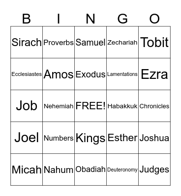 Guess the Theme #2 Bingo Card
