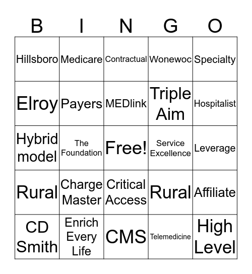 STJ Bingo Card