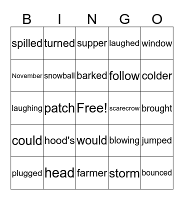 The Video Show Bingo Card