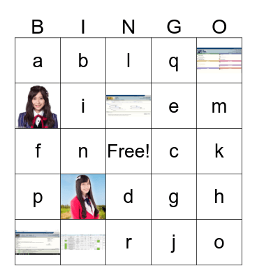 Test Bingo Card