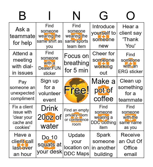 Dealer.com Bingo Card