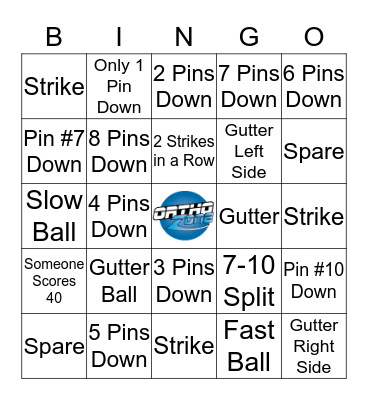 ORTHOZONE Family Fun!! Bingo Card