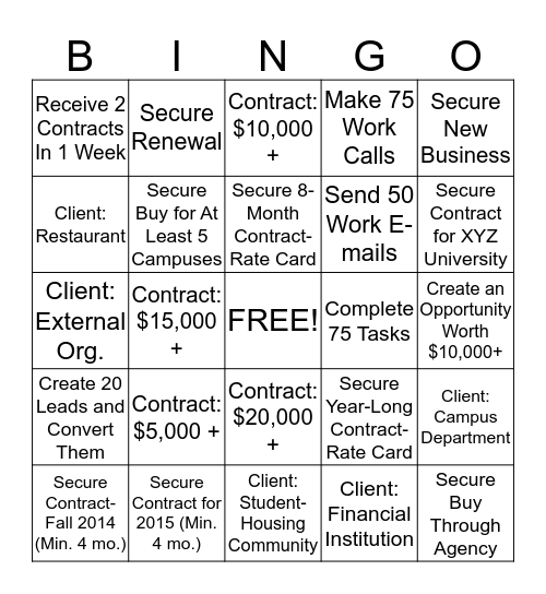 MSSmedia BINGO Card