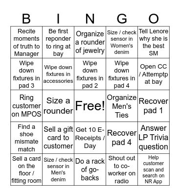 652 March Bingo Contest Bingo Card