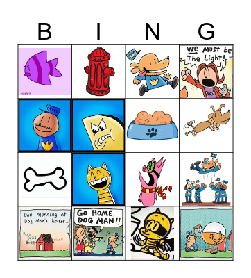 Dogman  Bingo Card