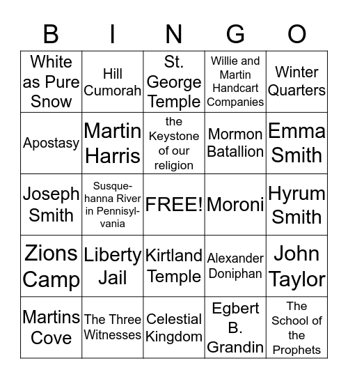 2013 Primary Review Bingo Card