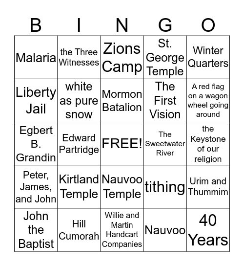 2013 Primary Review Bingo Card