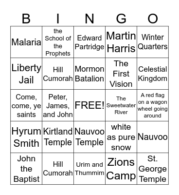 2013 Primary Review Bingo Card