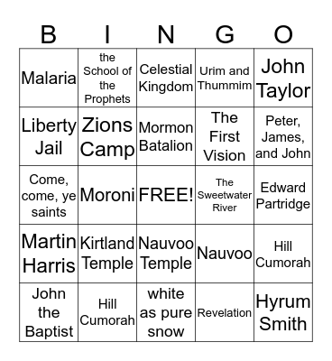 2013 Primary Review Bingo Card