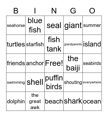 SM3b, Unit 5 Bingo Card