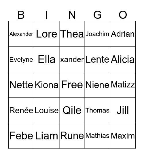 Carnaval 2019 Bingo Card