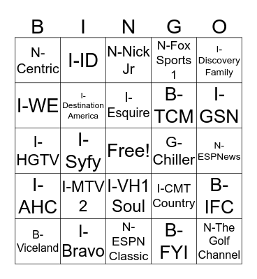Digital Bingo Card