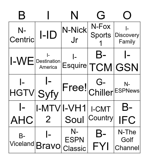 Digital Bingo Card