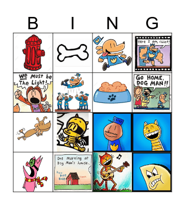 Dogman  Bingo Card