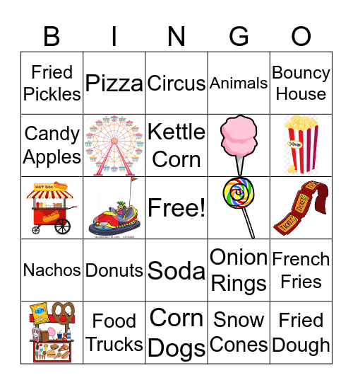 Bingo Carnival! Bingo Card