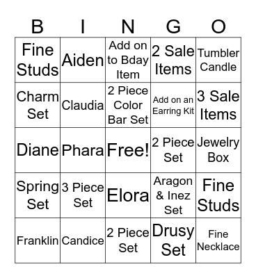 KS Bingo! Bingo Card