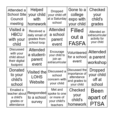 Have you _____ in the past 3 months? Bingo Card