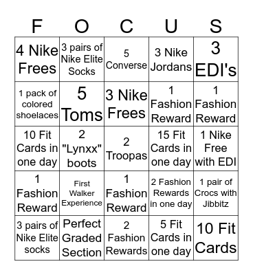 I Love January! Bingo Card