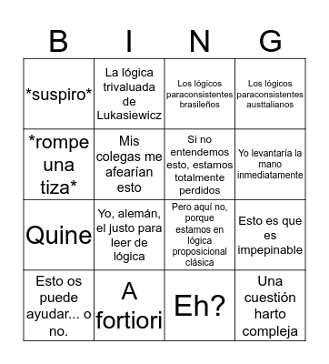 Bingo de Méndez  Bingo Card