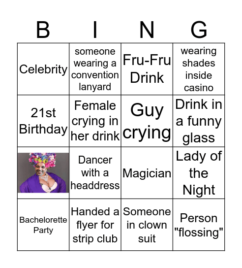 Vegas - 2019 Bingo Card