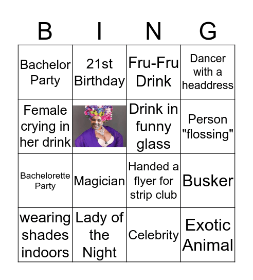 Vegas - 2019 Bingo Card