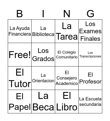 Loteria Bingo Card