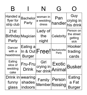 Summit Bingo Card