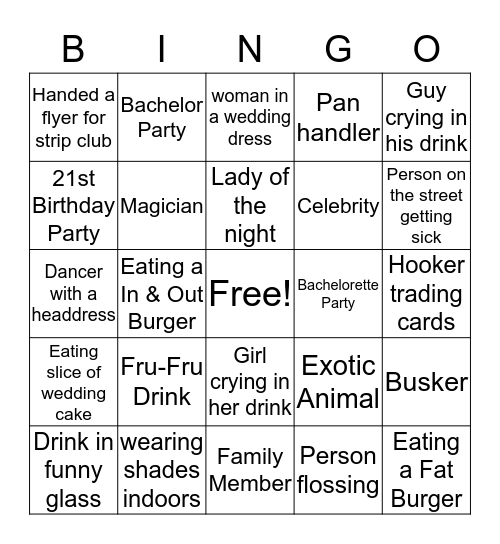 Summit Bingo Card