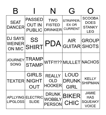 SENECA STREET BINGO Card