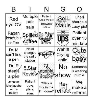 HFEC Bingo! Bingo Card