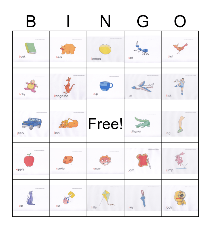 Sounds Great Bingo Card