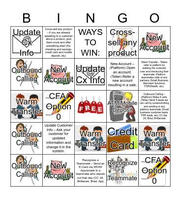 Be Legendary! BINGO Card