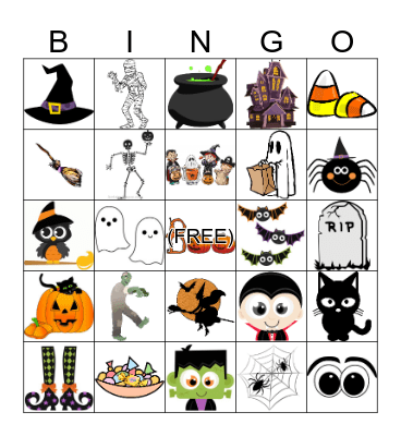 HALLOWEEN Bingo Card