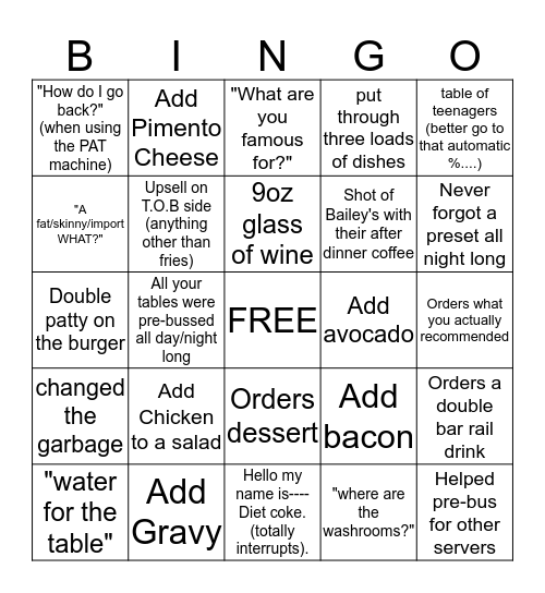 COOP WICKED BINGO Card